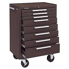 Kennedy 27  8-Drawer Roller Cabinet W/ Ball Bearing Slides - Brown • $1458.06