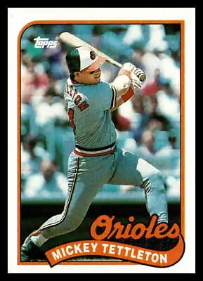 1989 Topps #521 Mickey Tettleton Baltimore Orioles Baseball Card • $1.55
