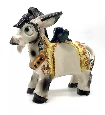 Vintage Western Southwest Donkey Figurine Japan Made Ceramic Porcelain R • $26