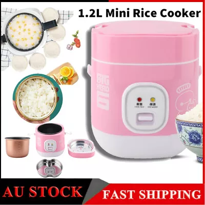 1.2L Mini Rice Cooker Travel Small Non-stick Pot For Cooking Soup Rice AU Stock • $28.40