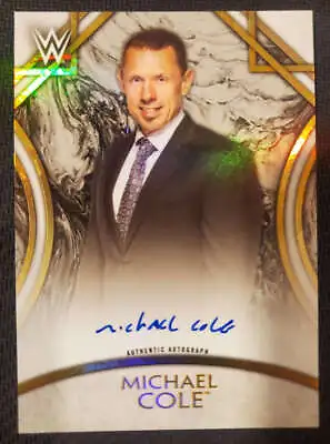 2018 Topps WWE Legends #A-MC Michael Cole Autograph Auto 162/199 Wrestling NM • $30