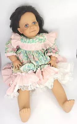 27” Virginia E. Turner Biracial Doll Tommy 1997 Weighted Original Outfit • $59.99