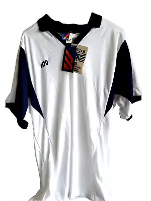 Vintage 90s Mizuno Intera Shirt White/Blue Mens Size XXL Made In USA Rare! NWT! • $47.99