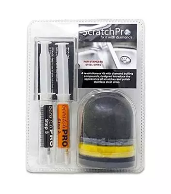 Scratch Pro Kit For Polishing And Repairing Stainless Steel Sinks With  • $25.92