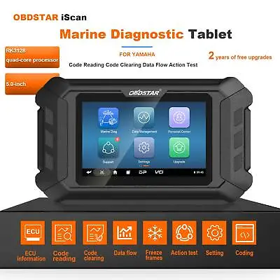 OBDSTAR IScan For YAMAHA Marine Diagnostic Tool Code Read/Clear Data Action Test • $359