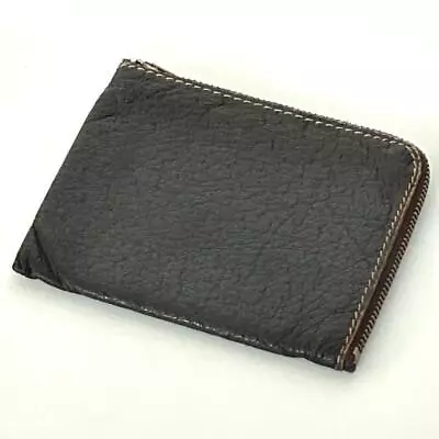 Comme Des Garcons L-shaped Zip Genuine Leather Wallet Brown • $82