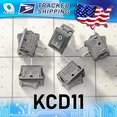 KCD11 Switch (20 Pcs) 250V 3A 125V 6A 2pin ON/OFF SPST KCD11-101 Mini Rocker • $12.88