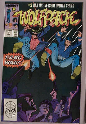 Wolfpack #3 (Oct 1988 Marvel)  • $1.40