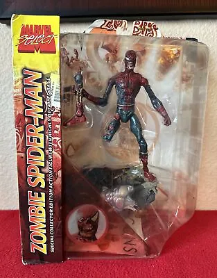 2007 Diamond Toys Marvel Select Zombie Spider-Man Action Figure Brand New Sealed • $89.94