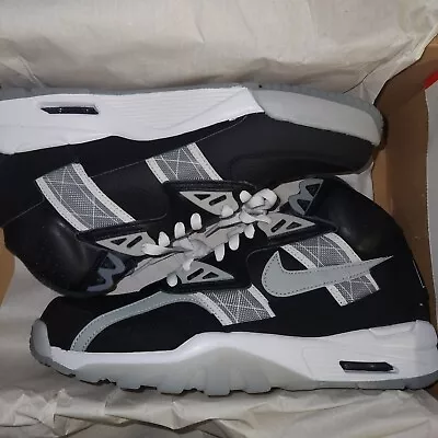 New Size 10 Nike Air Trainer High SC Raiders 2022 Black Gray Men DZ4405-001 • $139.95