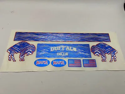 Buffalo Bills Concept Chrome Zubaz Mini Helmet Novelty Decal Set • $24.95