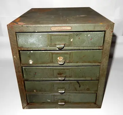 Vintage Kennedy 5 Drawer Parts Hardware Organizer Box Chest Machinist Cabinet • $149.95