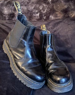 £59 • Buy Doc Dr Martens 2976 Bex Platform Smooth Leather Chelsea Boots UK 6 Punk Rock