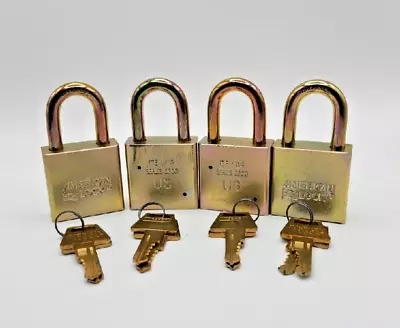 (4) American Lock Pad Locks Keyed Alike Military Grade Series 5200 By MasterLock • $52.99