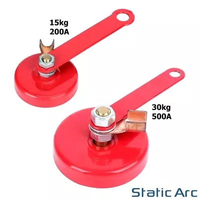 Magnetic Welding Ground Clamp Holder Earth Block Disc Support 200a/500a • £7.99