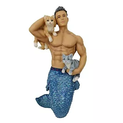 December Diamonds Pet The Puss Merman Ornament 5555113 New • $36.99