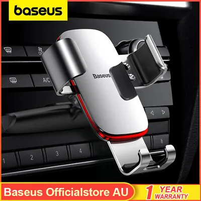 Baseus Gravity Car Phone Holder CD Slot Air Vent Mount For IPhone 15 14 Samsung • $19.54