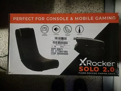 X Rocker Solo Gaming Chair 2.0 Sound Video Game Room Music 2× Built In Speakers • $85