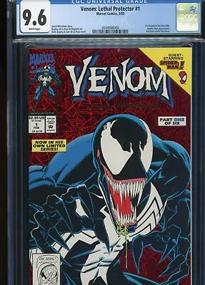 Venom Lethal Protector #1 CGC 9.6 RED FOIL  1993 Marvel 1st Venom In Own Title • $80
