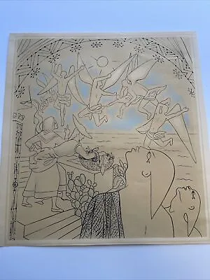 Jean Cocteau Lithograph Unsigned Edition Mid Century Vintage  Modernist Famous • $1100