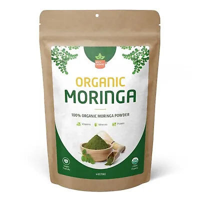 Organic Moringa Powder (Moringa Oleifera) - USDA Organic Moringa Leaf Powder-4Oz • $8.98