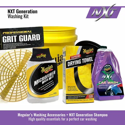 Set Meguiar's Nxt Generation For Wash Car With Bucket And Accessories • $162.70