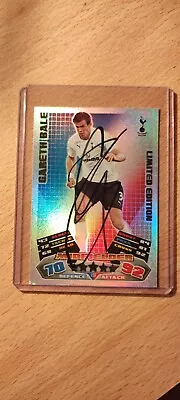 Gareth Bale SIGNED Match Attax Tottenham Limited Edition Card - Read Desc • £11.99