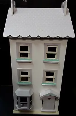 Ready Made Le Van Toy Children's 3 Storey Dolls House White & Lilac • £80