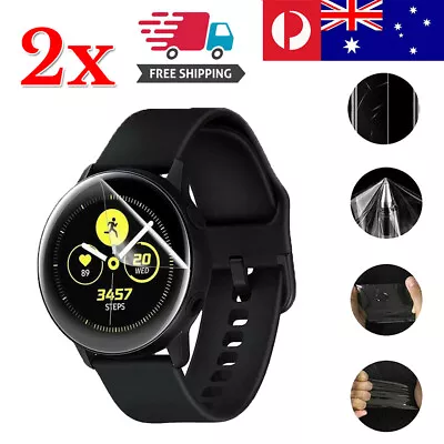 2pcs For Samsung Galaxy Active 2 Watch Full Clear Hygrogel Screen Protector • $4.67