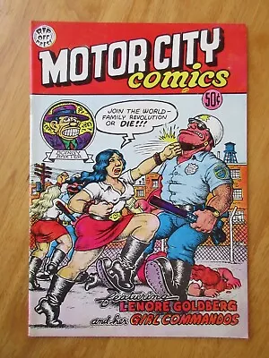 R. Crumb! MOTOR CITY COMICS (Rip Off Press/1969) *HTF 1st Print!* Superb Cond!* • $139.95