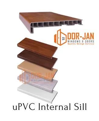 Gorgeous UPVC Window Internal Sill Choose Your Own Size And Colour With Caps • £79.89