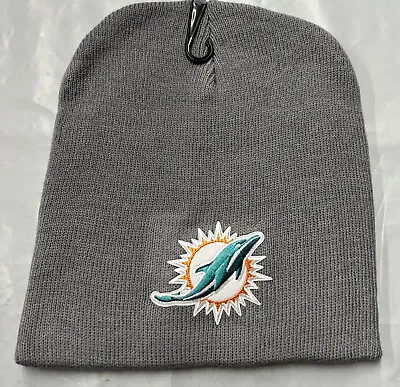 Miami Dolphins GRAY Winter Hat Cap Beanie • $14.99