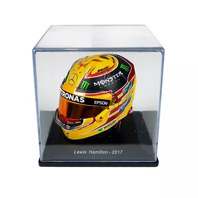F1 Lewis Hamilton Mercedes 2017 Rare Helmet Scale 1:5 Formula 1 • $68.37