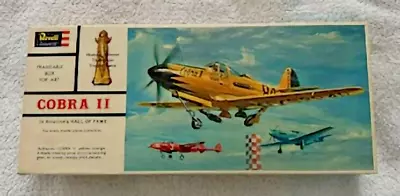 Vintage 1962 Revell Cobra II 4 Blade Rotating Prop Airplane Model BOX ONLY • $5