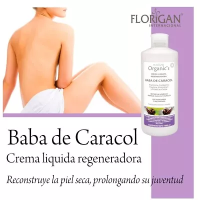 Crema Liquida Regeneradora Baba De Caracol Florigan® 1lt. • $39.99