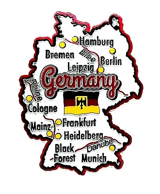 Germany Map Outline Fridge Magnet • $6.99