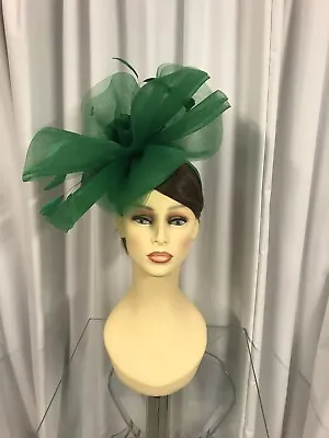 Snoxell Gwyther Fascinator 2319 Wedding Occasion Formal Races Green. • £150