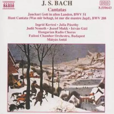 Julia Paszthy : J.S. Bach: Cantatas BWV51 & BWV208 CD (1993) Fast And FREE P & P • £3.15