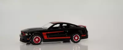 2012 Ford Mustang Boss 302 Black Model Car Diecast 1/64 Loose Rubber Tires • $8.99