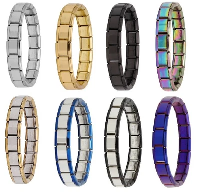 £10.49 • Buy 18 Links Composable Bracelet Starter, Compatible With Italian Charms