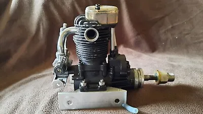 Vintage Saito FA 80 Four Stroke RC Nitro Engine Aeroplane Black Knight Plane • £160