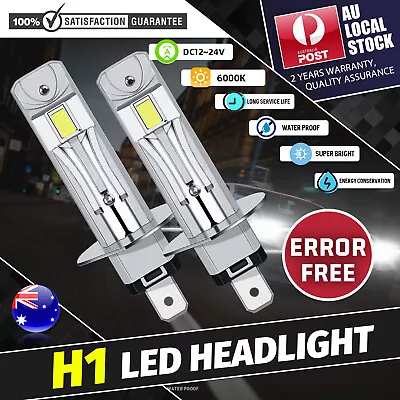 Pair H1 LED Headlight Bulbs High+Low Beam 6500K  For Ford Focus 2002-2023 • $49.99