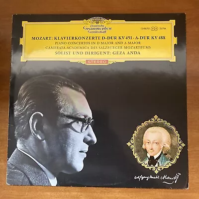 Mozart: Klavierkonzerte D-Dur KV 451 Geza Anda Soloist Deutsche Grammophon NM • $15.78