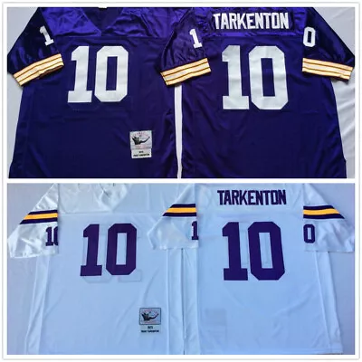 Vintage Fran Tarkenton #10 Minnesota Vikings Throwback Stitched Jersey • $46.99