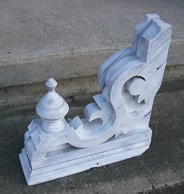Antique Large Wood Corbel Shabby Chic Decor Vintage Victorian Porch Gingerbread • $73.95