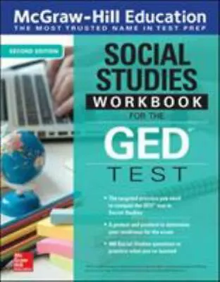 McGraw-Hill Education Social Studies Workbook For The GED Test Second Edition • $17.02