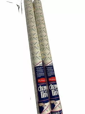 2 Rolls  Vintage Contact Paper Rubbermaid  Con-Tact Adhesive 1988 20in 8.3 Sq Ft • $29.99