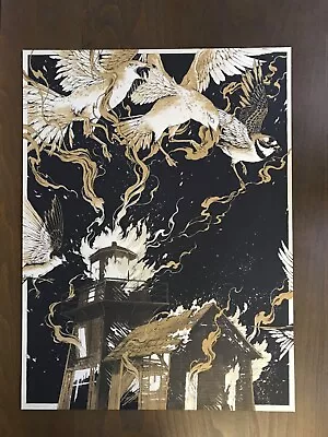 Teagan White ‘Lighthouse Fire’ Limited Edition Screenprint Vacvvm Mondo  • $75