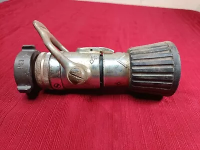 Vintage Elkhart Brass MFG CO Fog - Straight Fire Nozzle • $79.99