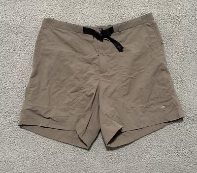 Mountain Hardwear Shorts Mens Size XL Gray Belted Outdoor Hiking Camping • $21.24